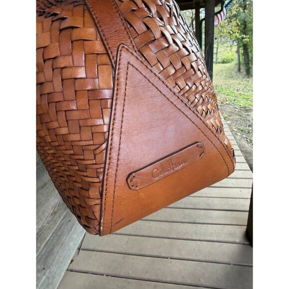 Cole Haan woven leather Genevieve shoulder bag - Picture 10 of 12